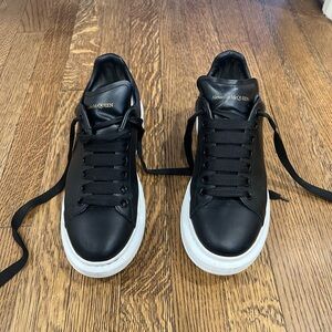 Alexander McQueen Black and White Women's Sneakers